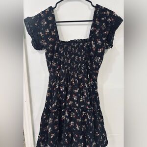 American Eagle Outfitters Black Floral Dress